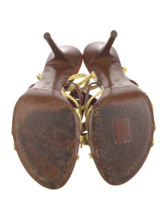 Louis Vuitton 2010 Flower Fields Sandals