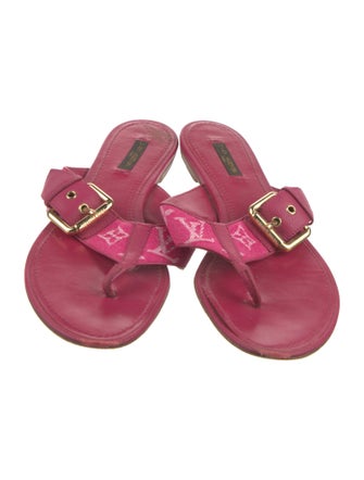 Louis Vuitton 2013 Leather Slides