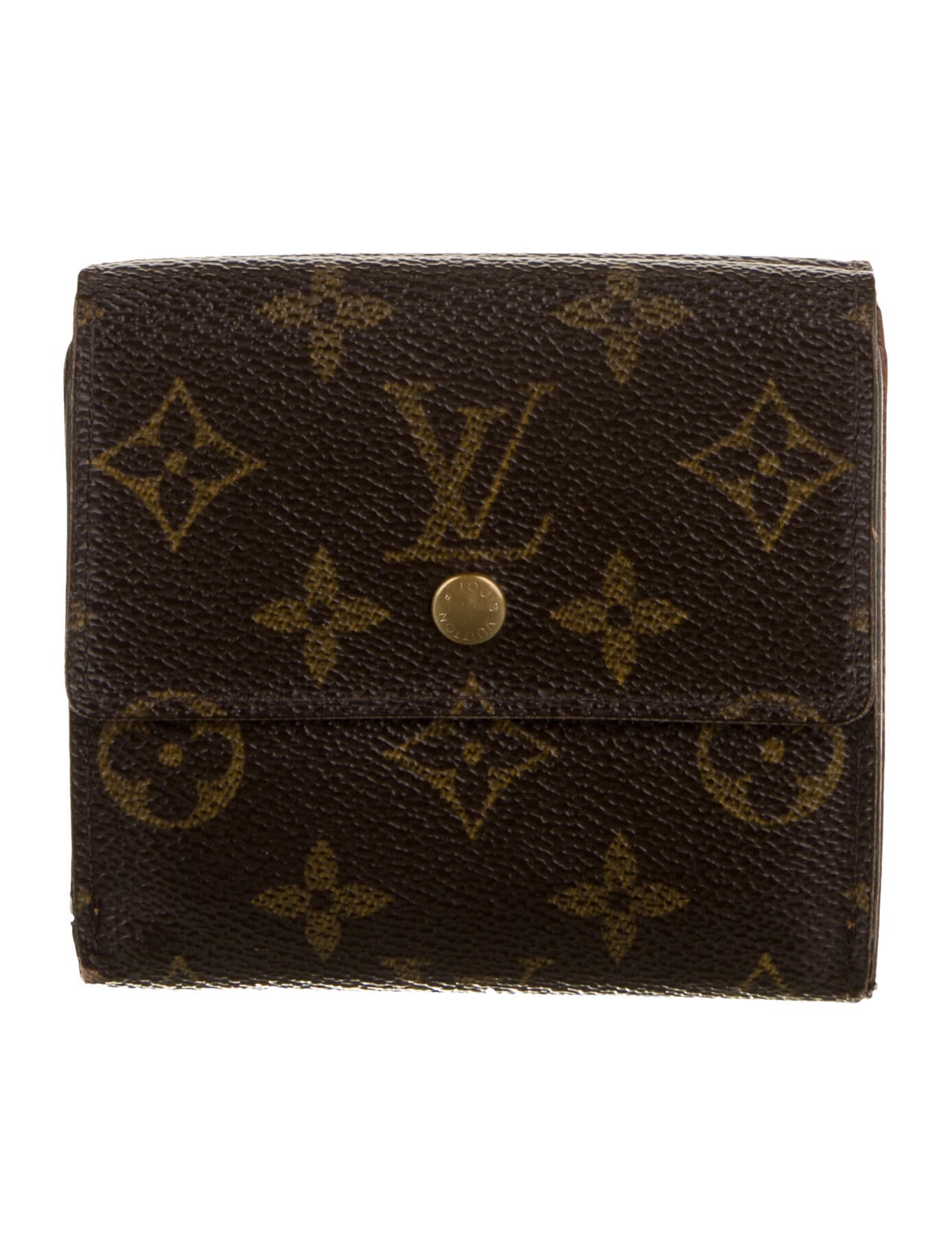 Louis Vuitton LV Monogram Coated Canvas Compact Wallet