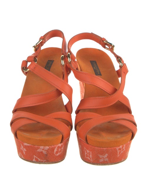 Louis Vuitton LV Monogram Leather Sandals