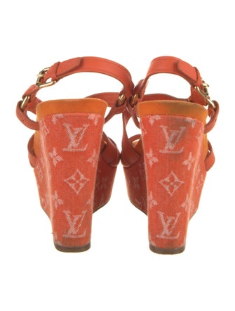 Louis Vuitton LV Monogram Leather Sandals
