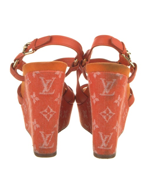 Louis Vuitton LV Monogram Leather Sandals