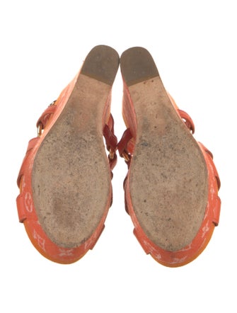Louis Vuitton LV Monogram Leather Sandals