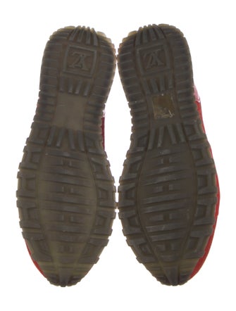 Louis Vuitton Suede Athletic Sneakers