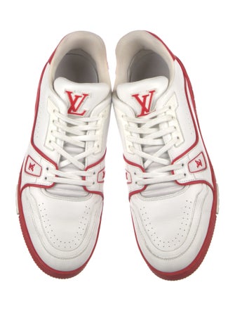 Louis Vuitton Leather Printed Athletic Sneakers