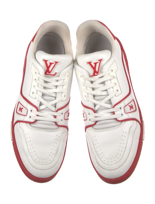 Louis Vuitton Leather Printed Athletic Sneakers