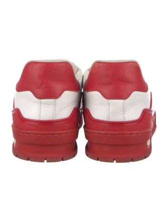 Louis Vuitton Leather Printed Athletic Sneakers