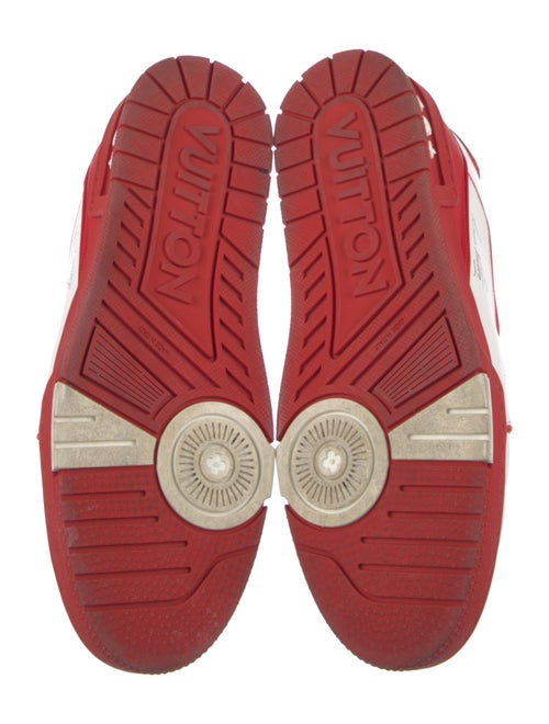 Louis Vuitton Leather Printed Athletic Sneakers