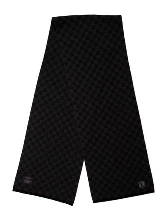 Louis Vuitton Petit Damier Wool Scarf