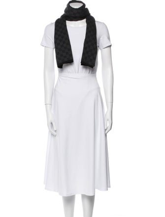 Louis Vuitton Petit Damier Wool Scarf