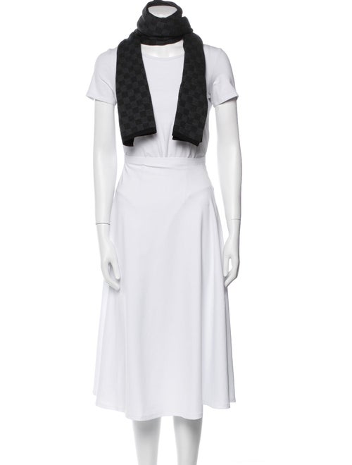 Louis Vuitton Petit Damier Wool Scarf