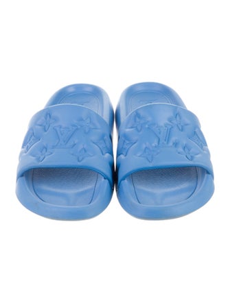 Louis Vuitton LV Monogram Rubber Slides