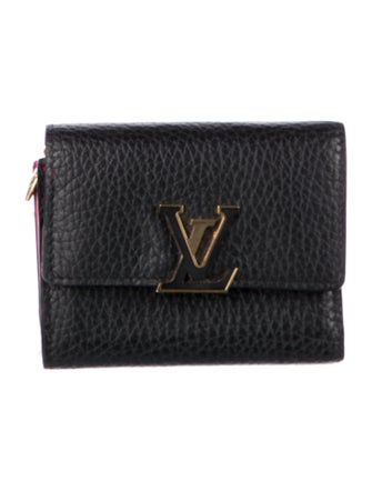 Louis Vuitton LV Monogram Taurillon Leather Capucines Compact Wallet