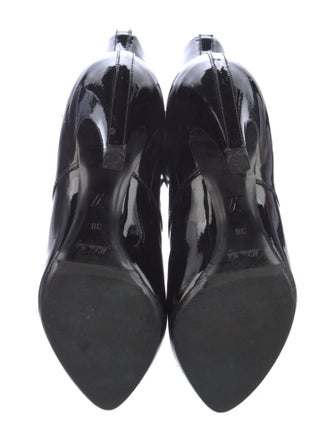 Louis Vuitton Patent Leather Lace-Up Boots