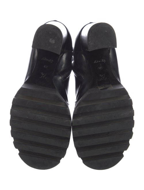 Louis Vuitton LV Monogram Patent Leather Combat Boots