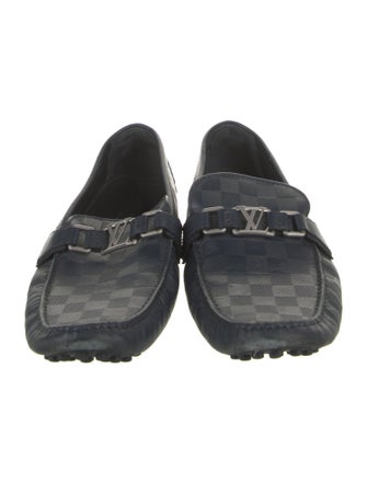 Louis Vuitton Signature Logo Leather Drivers