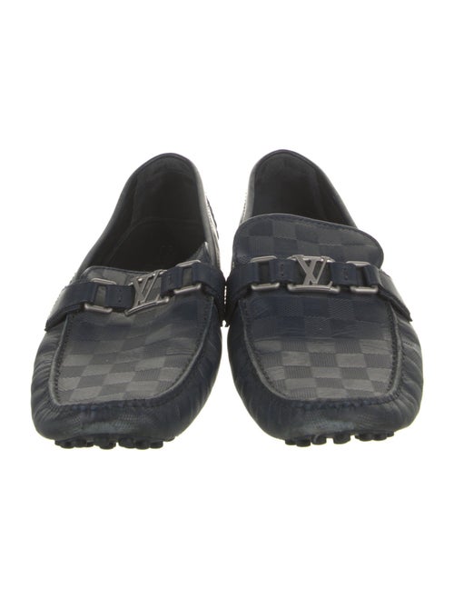 Louis Vuitton Signature Logo Leather Drivers