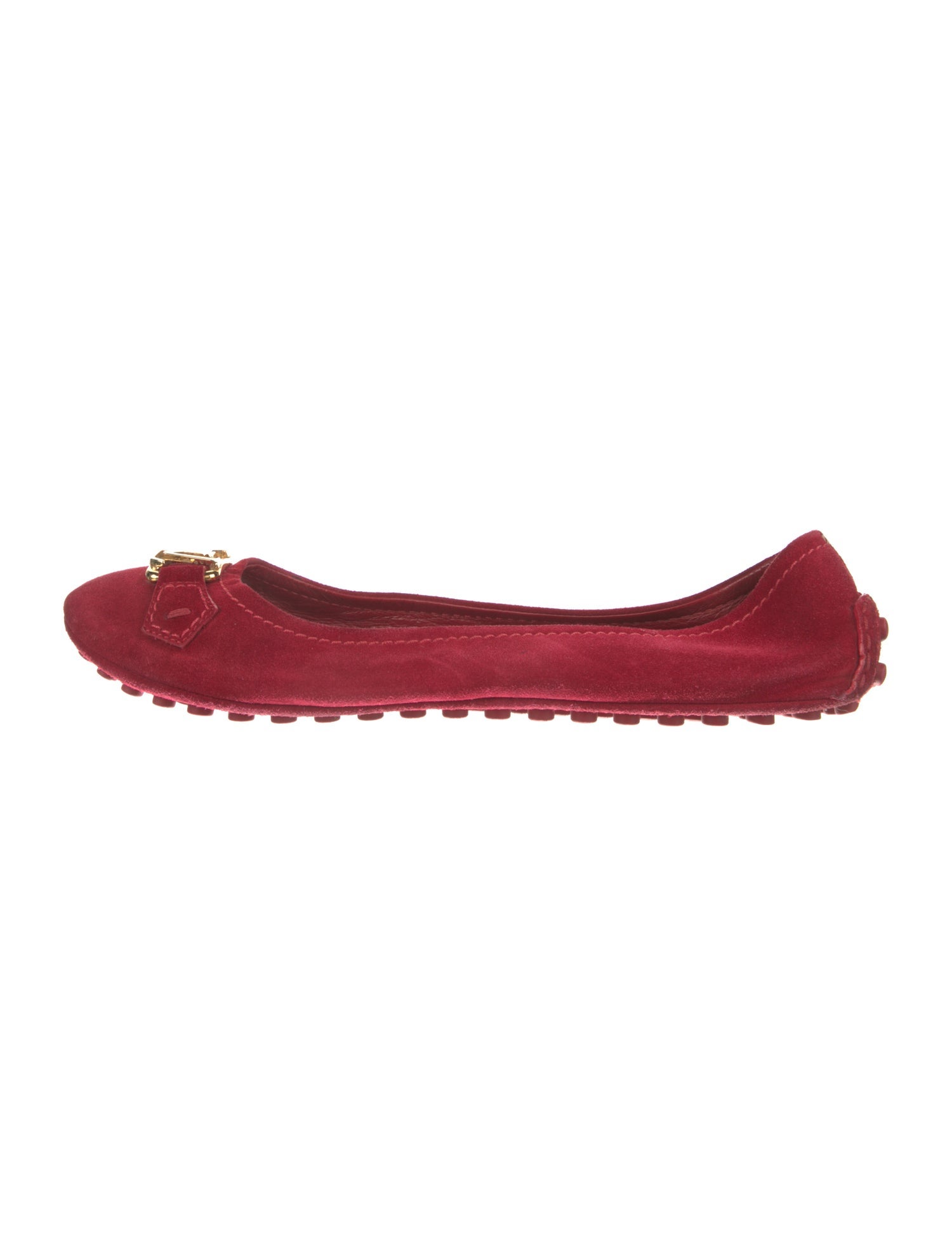 Louis Vuitton Suede Ballet Flats