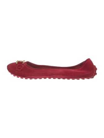 Louis Vuitton Suede Ballet Flats