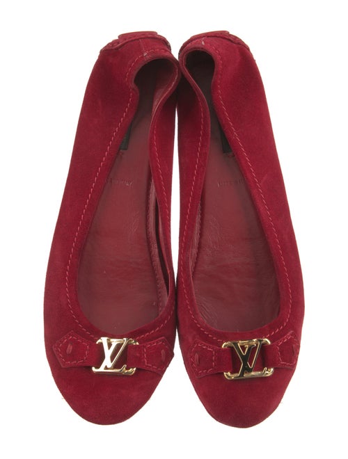 Louis Vuitton Suede Ballet Flats