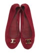 Louis Vuitton Suede Ballet Flats
