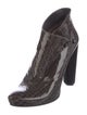 Louis Vuitton Patent Leather Animal Print Boots