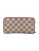 Louis Vuitton Damier Azur Pattern Coated Canvas Zippy Wallet
