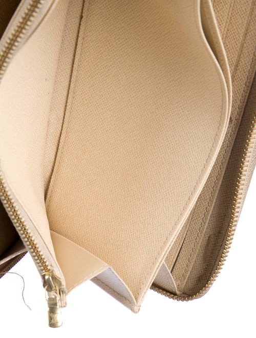 Louis Vuitton Damier Azur Pattern Coated Canvas Zippy Wallet