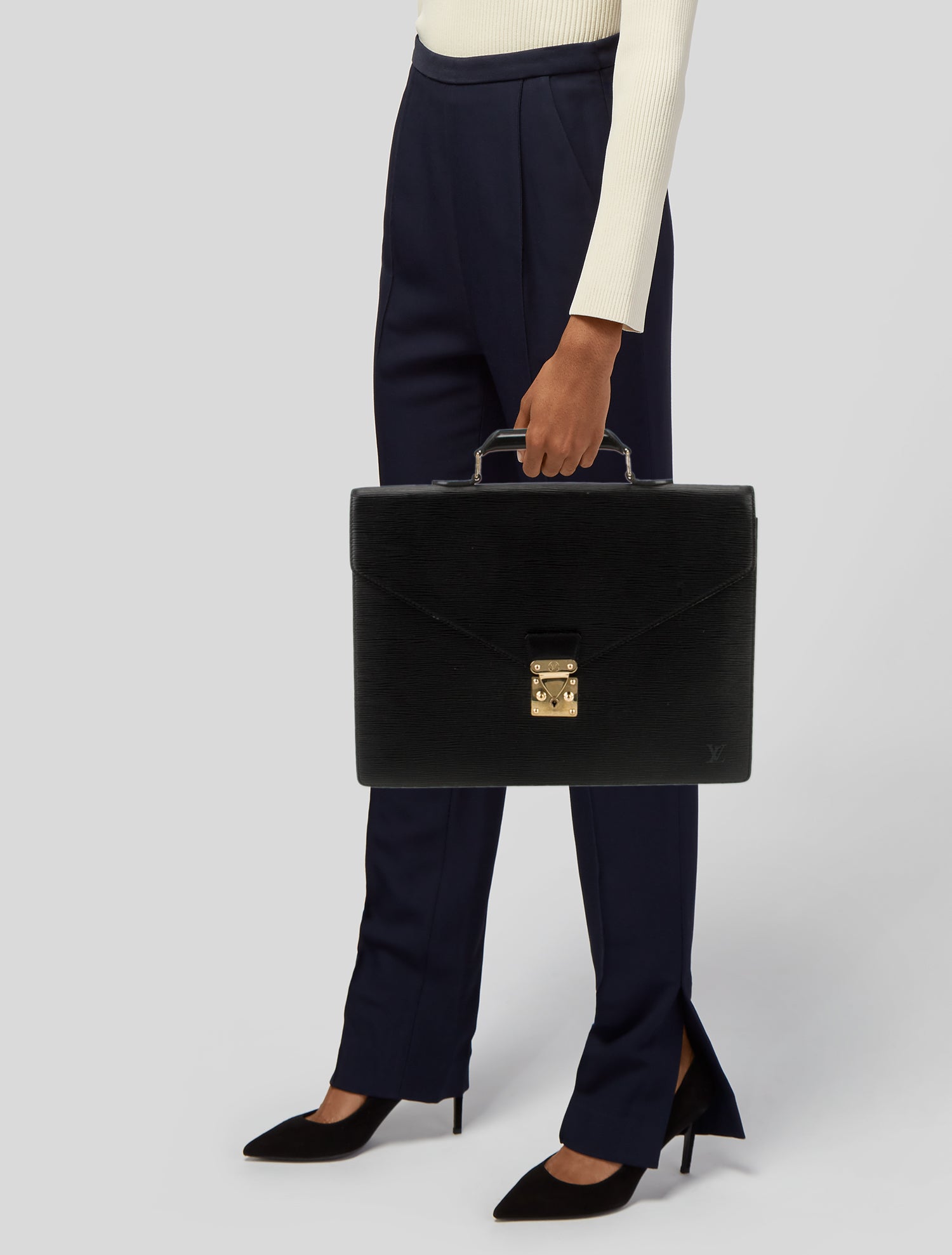 Louis Vuitton Epi Leather Serviette Ambassador Briefcase