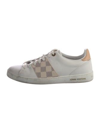 Louis Vuitton Damier Azur Pattern Leather Sneakers