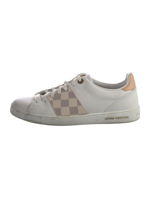 Louis Vuitton Damier Azur Pattern Leather Sneakers