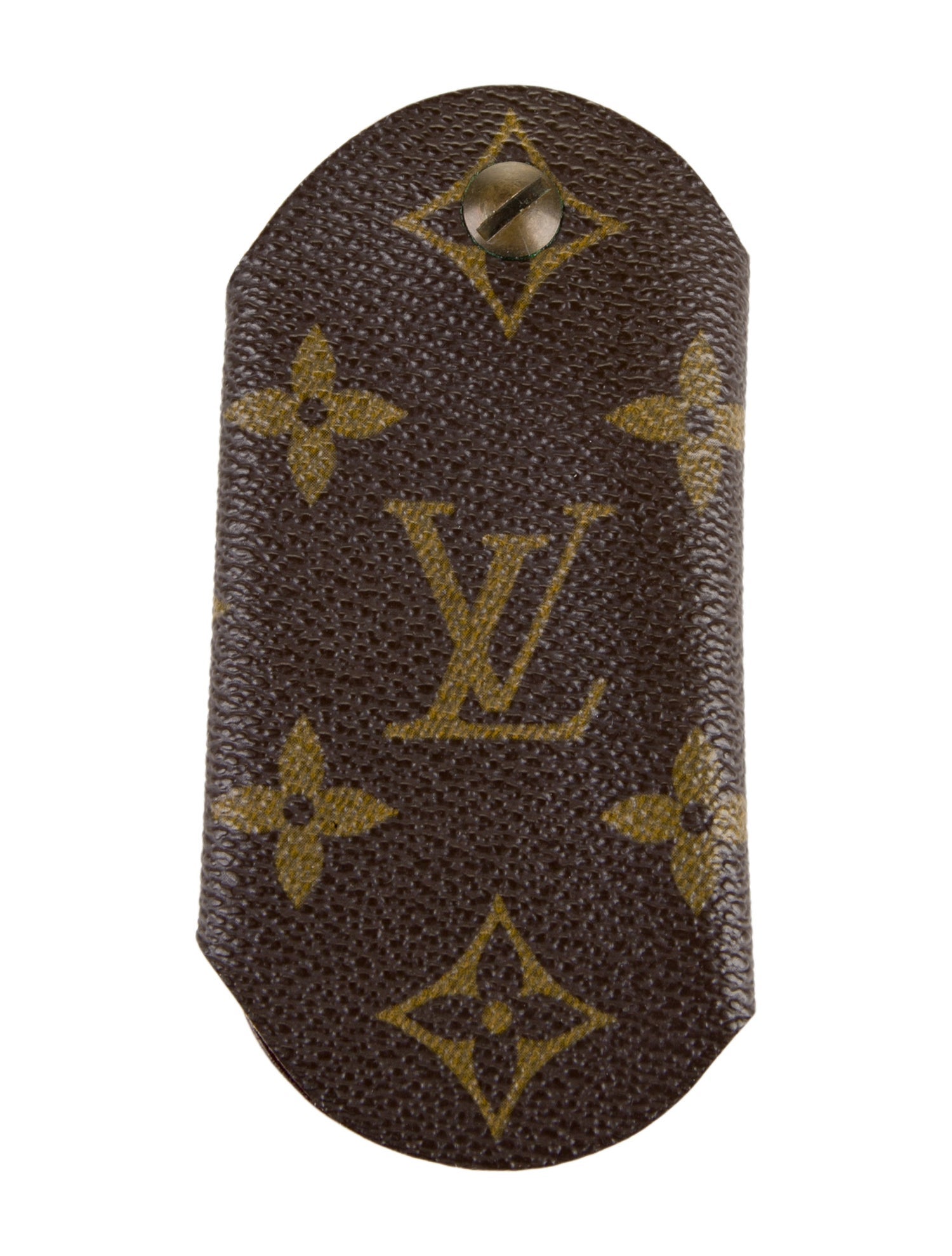 Louis Vuitton Monogram Key Holder Fob Pouch Case