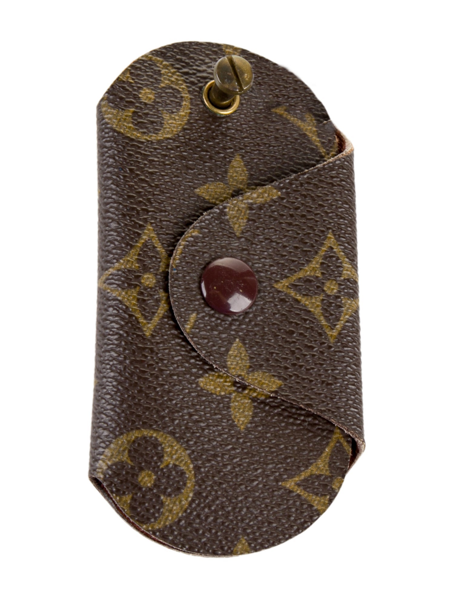 Louis Vuitton Monogram Key Holder Fob Pouch Case