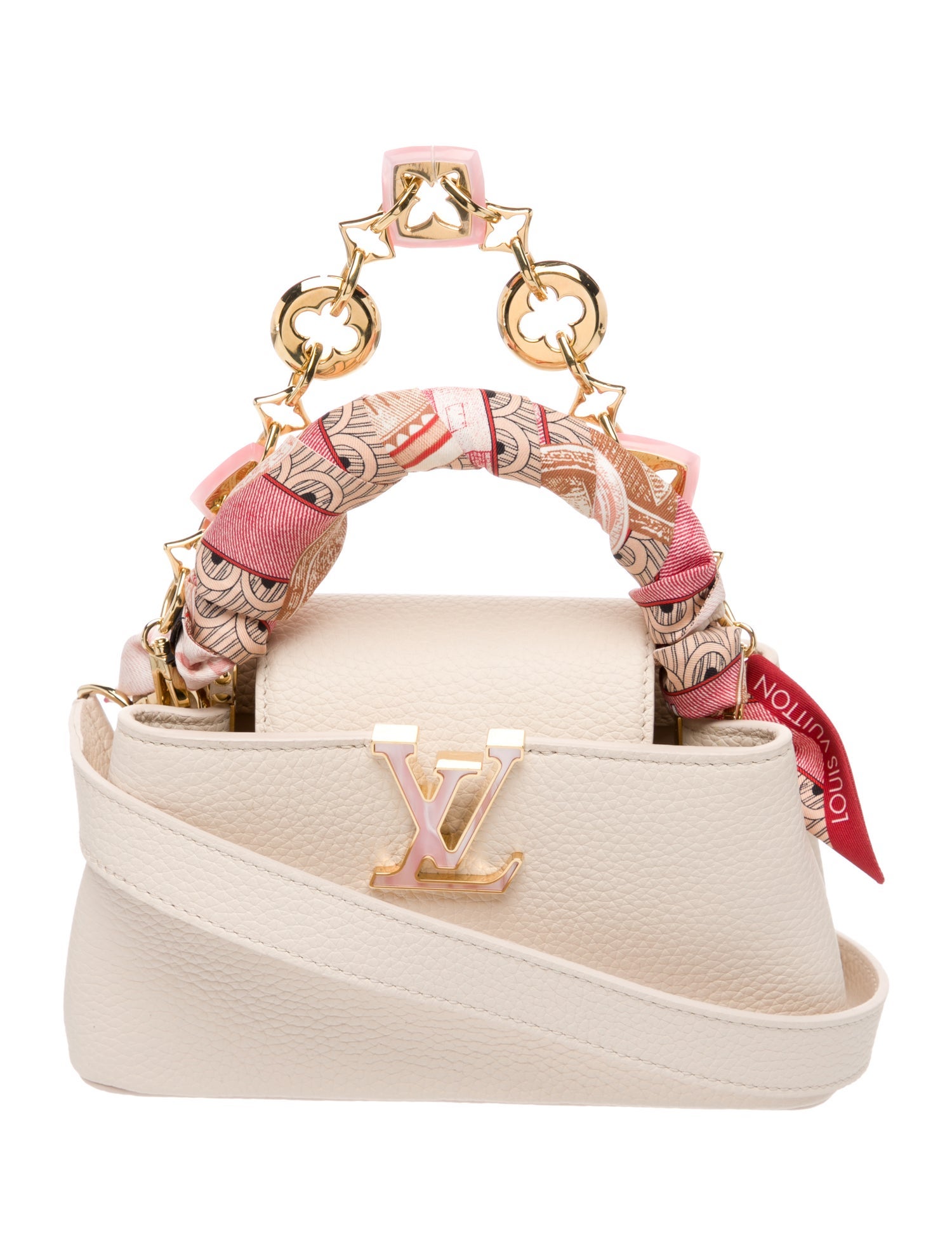 Louis Vuitton Taurillon Leather Harmony Capucines East West Mini