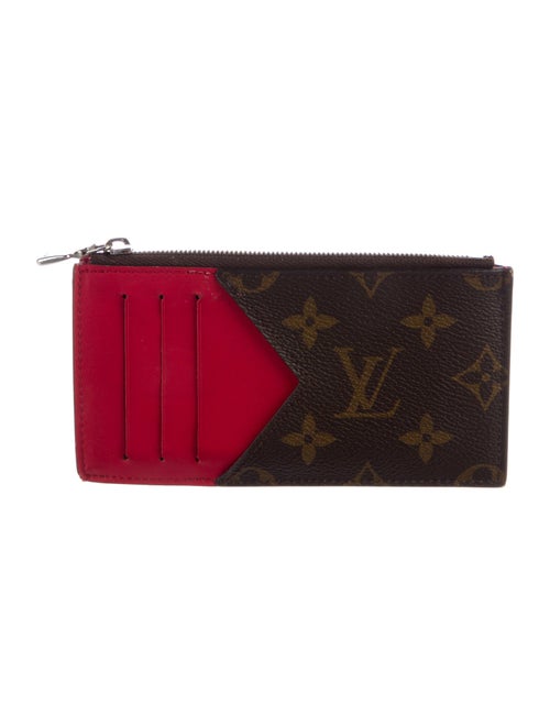 Louis Vuitton Monogram Pattern Coated Canvas Slim Purse