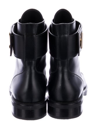 Louis Vuitton Leather Combat Boots