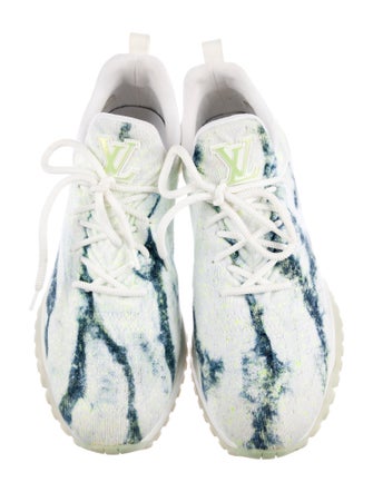Louis Vuitton Signature Logo Tie-Dye Print Sneakers