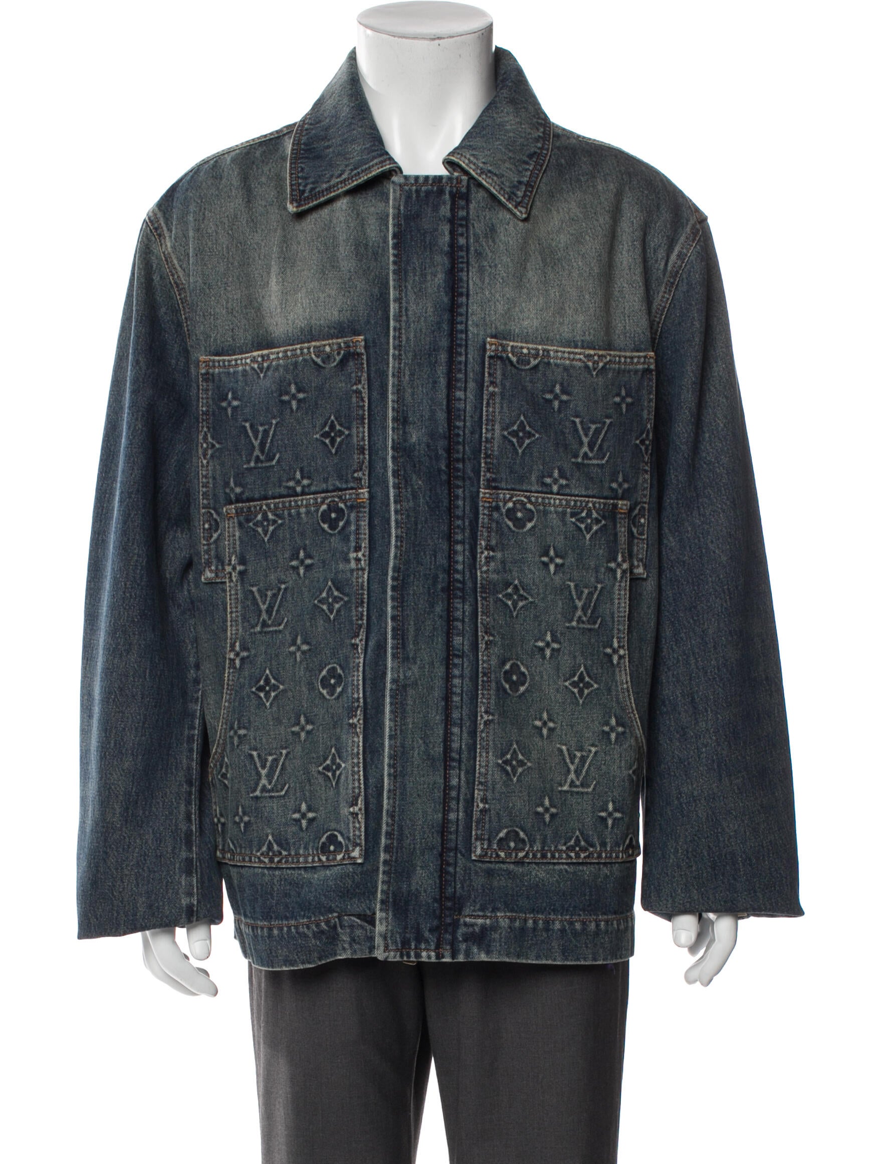 Louis Vuitton 2023 LV Monogram Denim Jacket