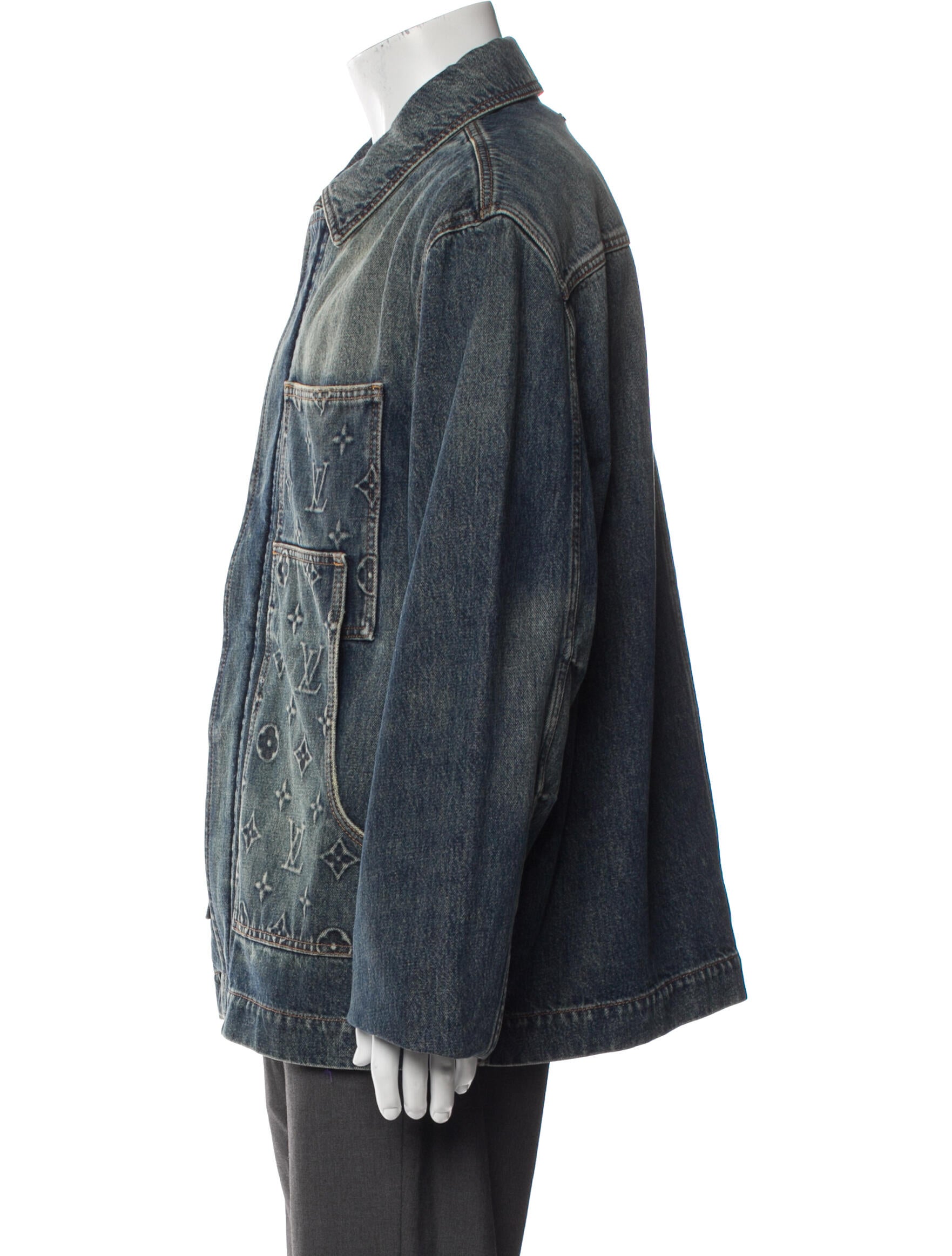 Louis Vuitton 2023 LV Monogram Denim Jacket