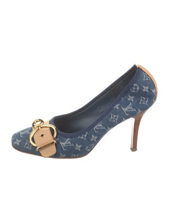 Louis Vuitton LV Monogram Denim Pumps