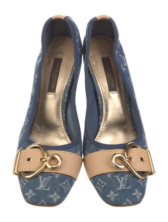Louis Vuitton LV Monogram Denim Pumps