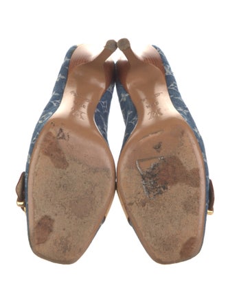 Louis Vuitton LV Monogram Denim Pumps