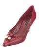 Louis Vuitton Leather Lasercut Accents Pumps