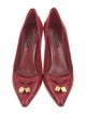 Louis Vuitton Leather Lasercut Accents Pumps