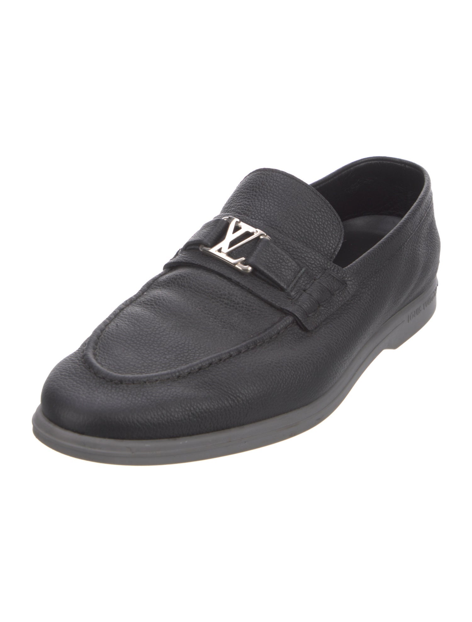 Louis Vuitton LV Monogram Leather Loafers