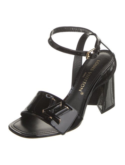 Louis Vuitton LV Monogram Patent Leather Sandals