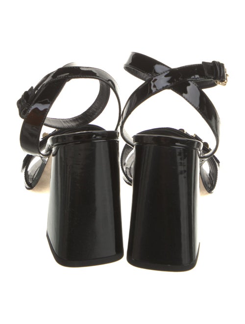 Louis Vuitton LV Monogram Patent Leather Sandals