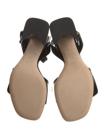 Louis Vuitton LV Monogram Patent Leather Sandals