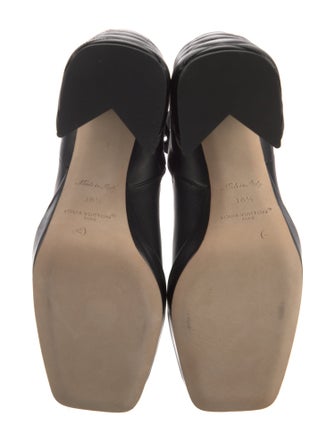 Louis Vuitton Signature Logo Leather Boots