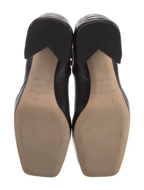 Louis Vuitton Signature Logo Leather Boots